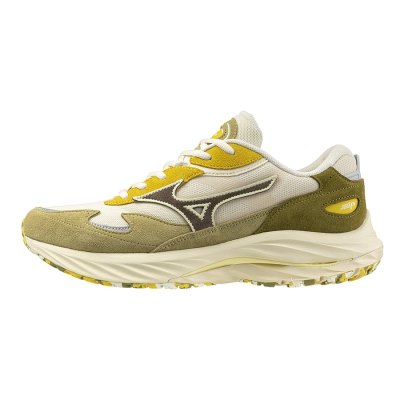 Zapatillas Mizuno WAVE Rider β Hombre - Verde Oliva / Amarillos / Creme - Chile M706NBLIFO